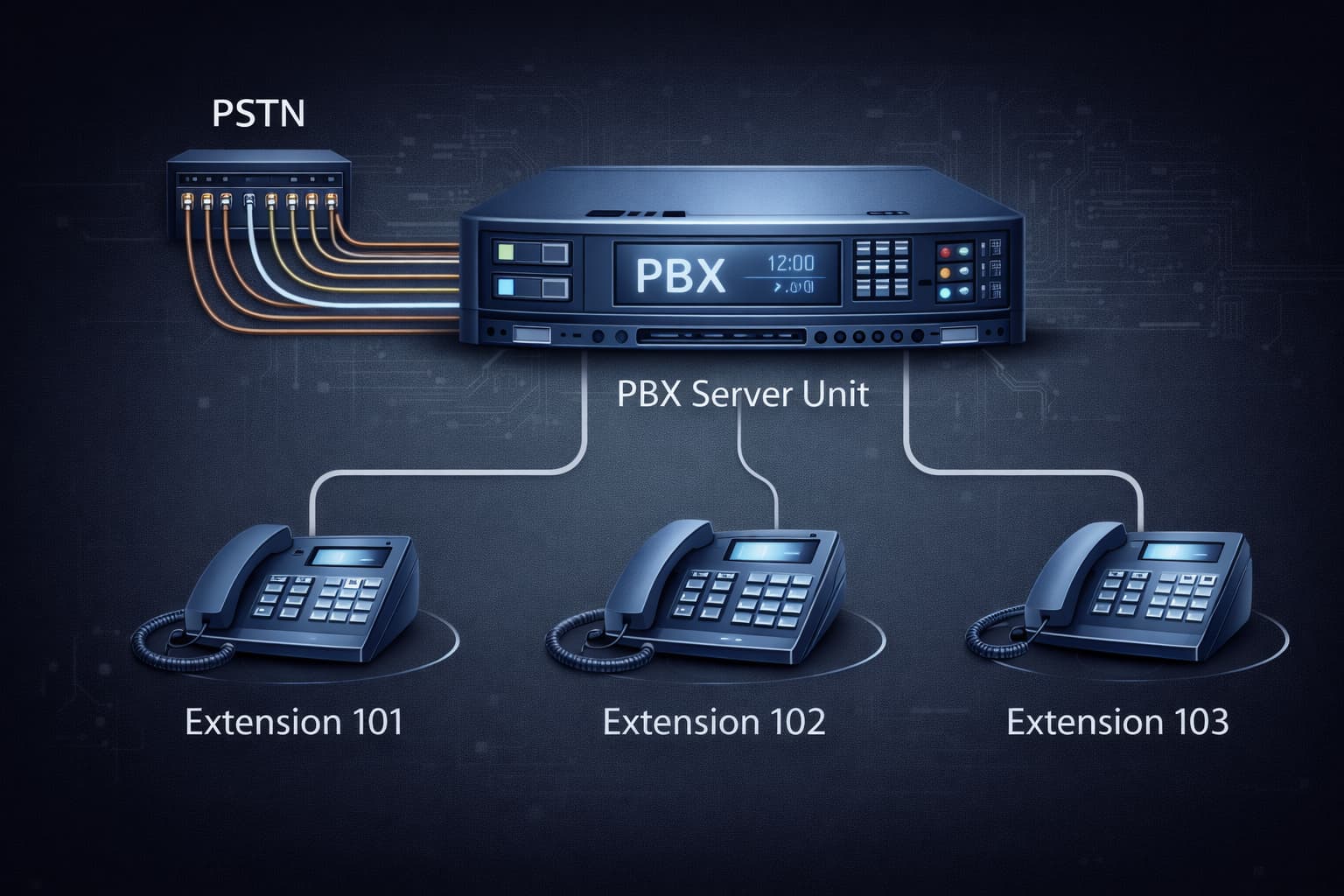 Características Avanzadas del Sistema PBX